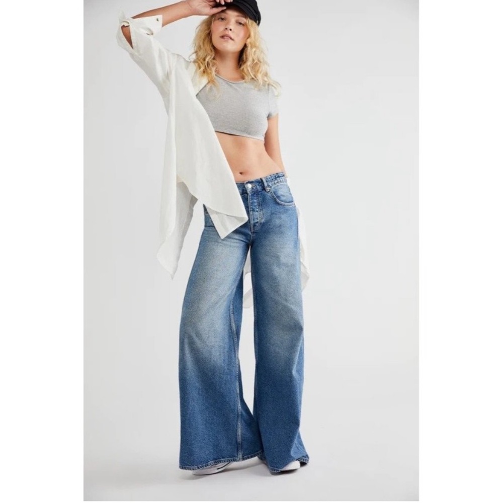 FREE PEOPLE | Lovefool Wide Leg Jeans